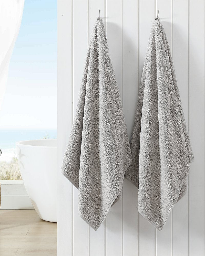 Northern Pacific 2-Piece Bath Towel Set Grey | Tommy Bahama Everyday - Northern Pacific 2-Piece Bath Towel Set