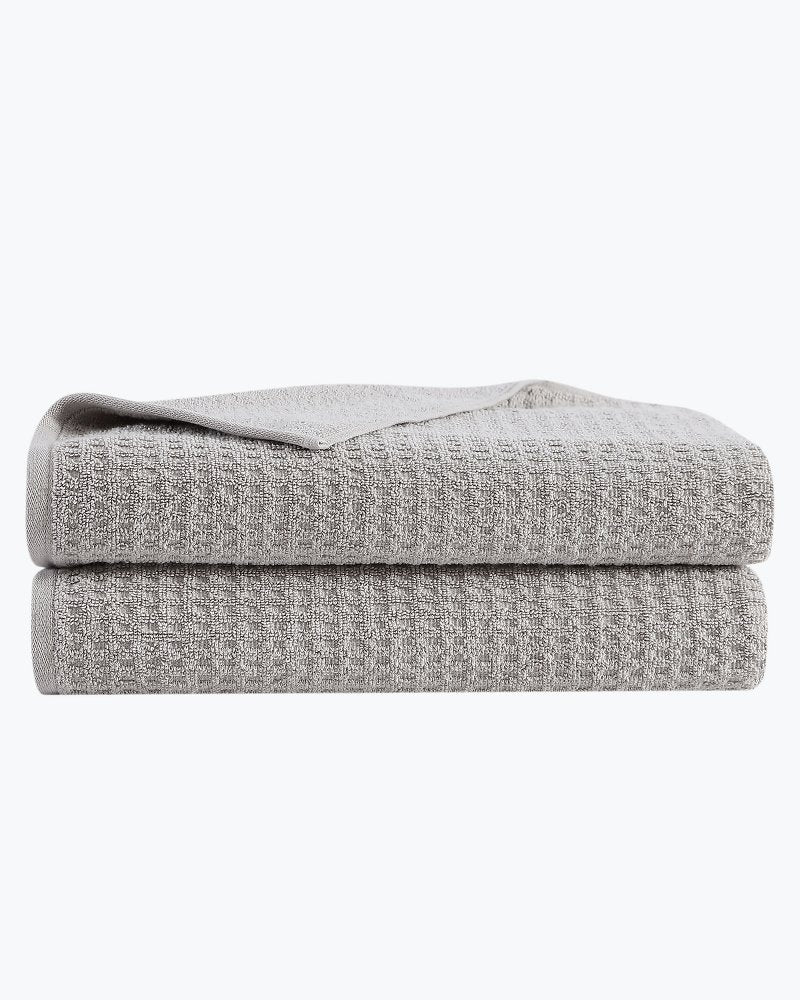 Northern Pacific 2-Piece Bath Towel Set Grey | Tommy Bahama Everyday - Northern Pacific 2-Piece Bath Towel Set