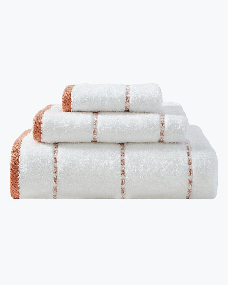 Ridley Clay 3-Piece Towel Set Clay | Tommy Bahama Value - Ridley Clay 3-Piece Towel Set