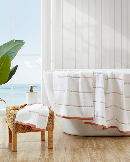 Ridley Clay 3-Piece Towel Set Clay | Tommy Bahama Value - Ridley Clay 3-Piece Towel Set