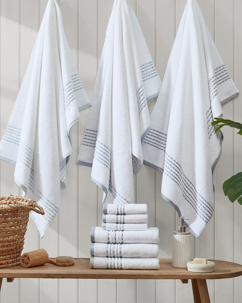Cliff Side Blue 3-Piece Towel Set Blue | Tommy Bahama Trending - Cliff Side Blue 3-Piece Towel Set