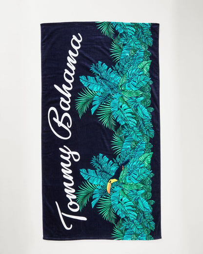 All Nighter & Baja Who Can Toucan Beach Towels — Set of 2 Multicolor | Tommy Bahama Value - All Nighter & Baja Who Can Toucan Beach Towels — Set of 2