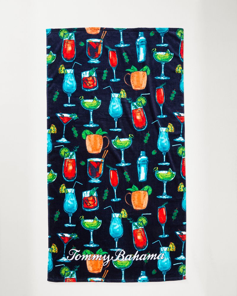All Nighter & Baja Who Can Toucan Beach Towels — Set of 2 Multicolor | Tommy Bahama Value - All Nighter & Baja Who Can Toucan Beach Towels — Set of 2