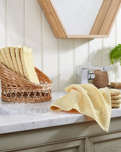 Northern Pacific 12-Piece Wash Towel Set Yellow | Tommy Bahama Best Price - Northern Pacific 12-Piece Wash Towel Set