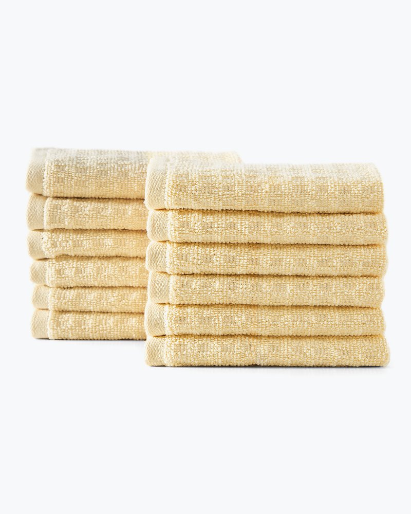Northern Pacific 12-Piece Wash Towel Set Yellow | Tommy Bahama Best Price - Northern Pacific 12-Piece Wash Towel Set