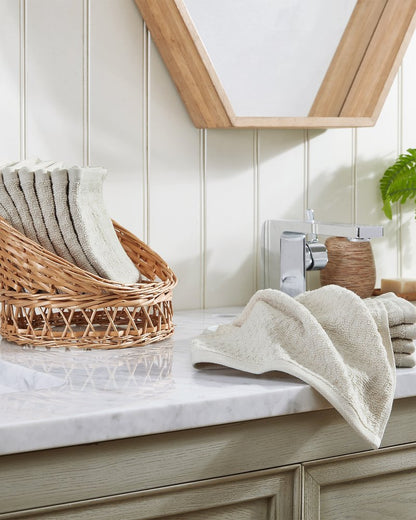 Northern Pacific 12-Piece Wash Towel Set Brown | Tommy Bahama Essential - Northern Pacific 12-Piece Wash Towel Set