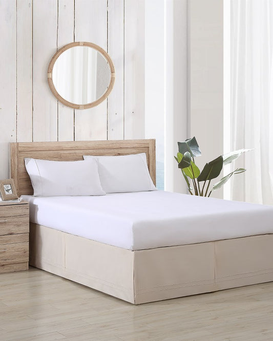 Tailored King Bed Skirt Beige | Tommy Bahama Deals - Tailored King Bed Skirt