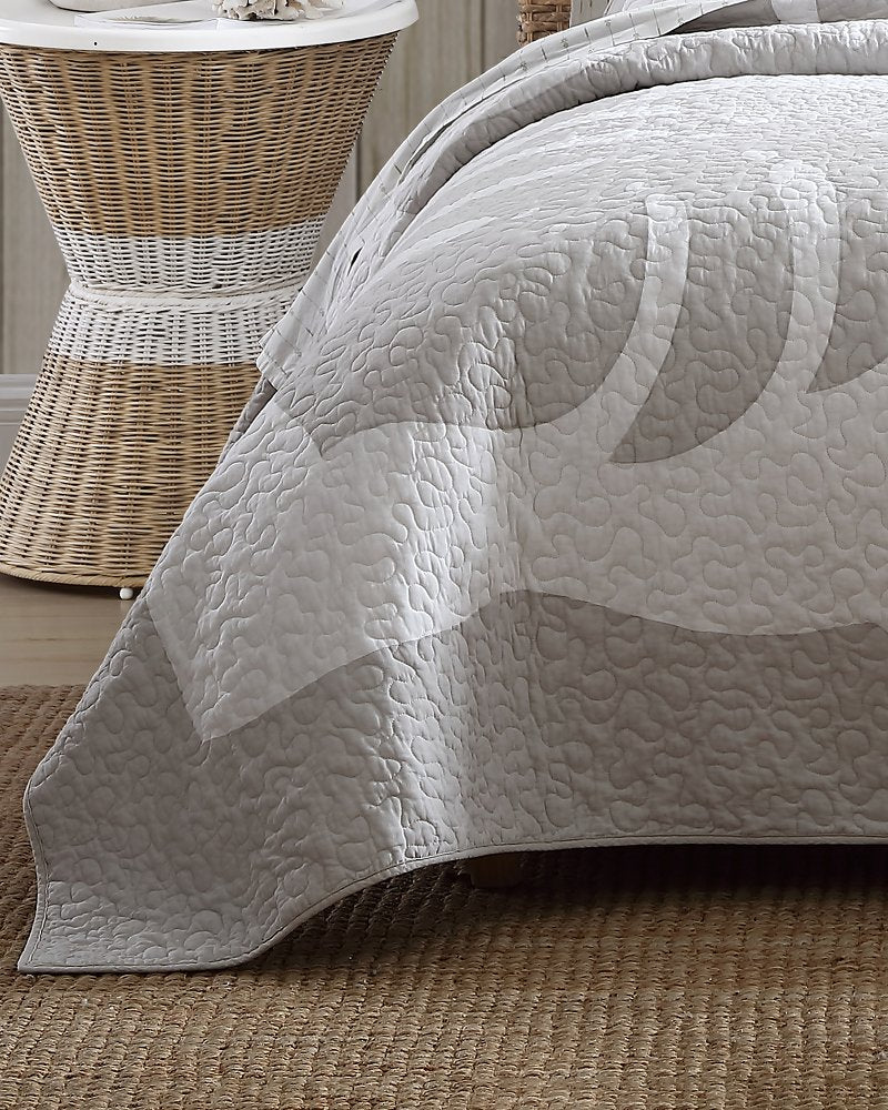 Molokai King Quilt Grey | Tommy Bahama Latest - Molokai King Quilt