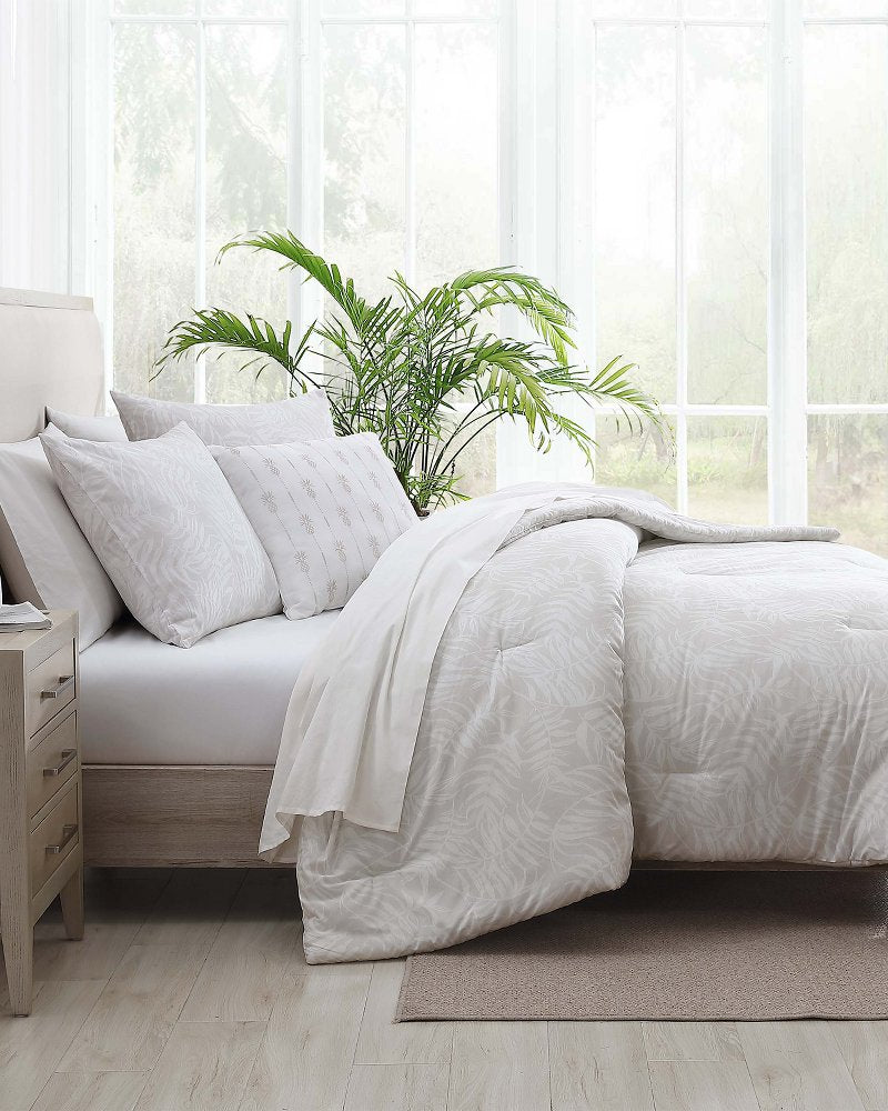 Art Of Palms 8-Piece King Bed Set Beige | Tommy Bahama Great Value - Art Of Palms 8-Piece King Bed Set