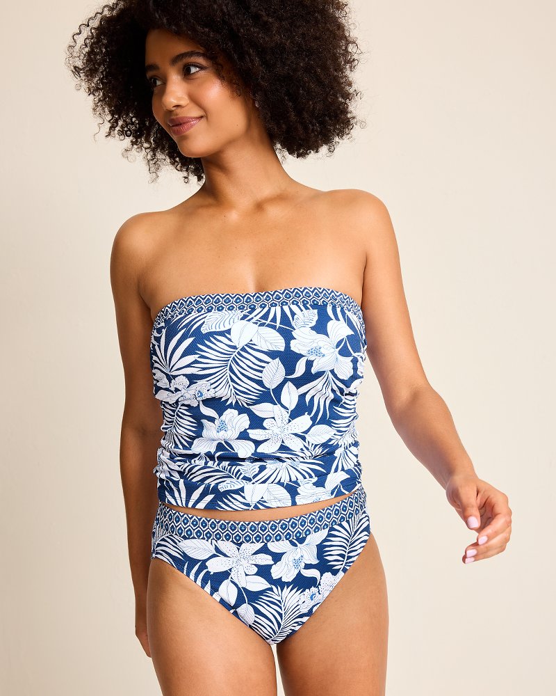 Island Cays Blooms Bandini Top Indigo Tide | Tommy Bahama Special Offer - Island Cays Blooms Bandini Top