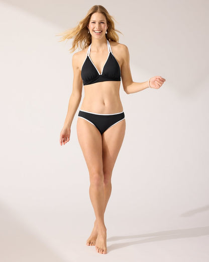 Island Cays Cabana Hipster Bikini Bottoms Black | Tommy Bahama Sale - Island Cays Cabana Hipster Bikini Bottoms