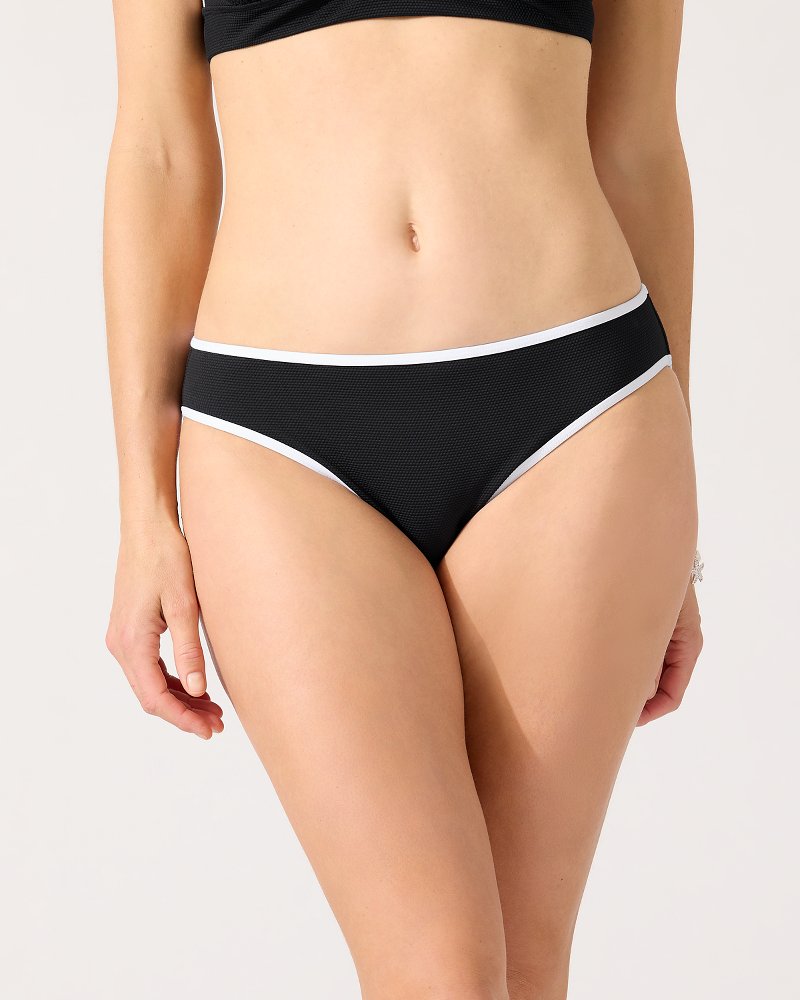 Island Cays Cabana Hipster Bikini Bottoms Black | Tommy Bahama Sale - Island Cays Cabana Hipster Bikini Bottoms