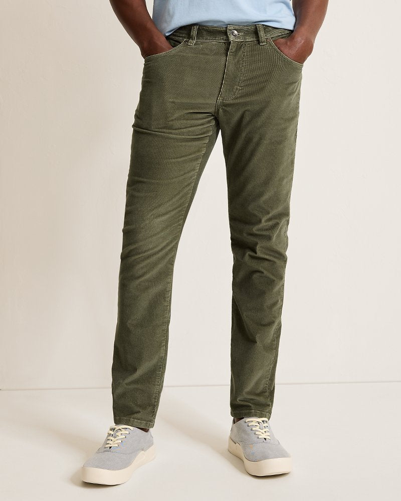 Sea Coast Corduroy 5-Pocket Pants Beetle Green | Tommy Bahama Smart Buy - Sea Coast Corduroy 5-Pocket Pants