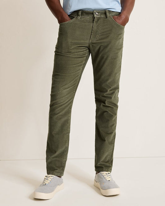 Sea Coast Corduroy 5-Pocket Pants Beetle Green | Tommy Bahama Smart Buy - Sea Coast Corduroy 5-Pocket Pants