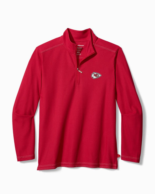 NFL Emfielder Half-Zip Sweatshirt kansas_city_chiefs | Tommy Bahama Best Seller - NFL Emfielder Half-Zip Sweatshirt
