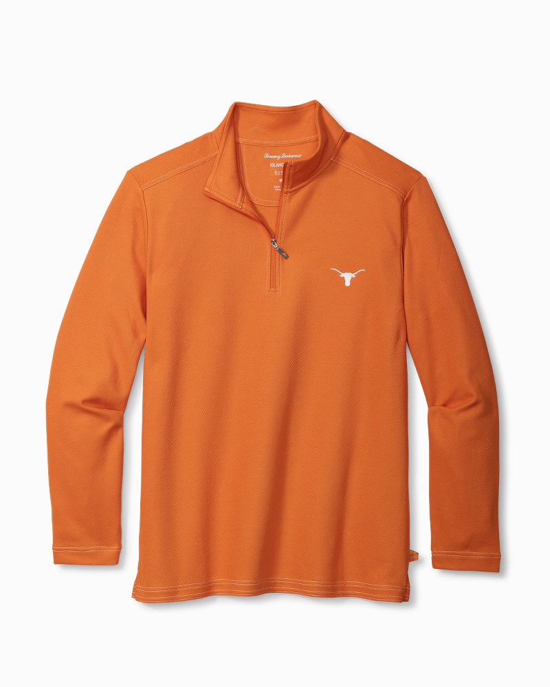 Collegiate Emfielder Half-Zip Texas | Tommy Bahama Trending - Collegiate Emfielder Half-Zip