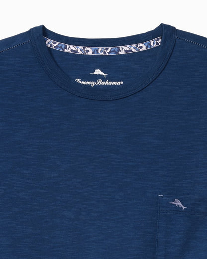 Bali Beach Crew T-Shirt Bering Blue | Tommy Bahama Classic - Bali Beach Crew T-Shirt