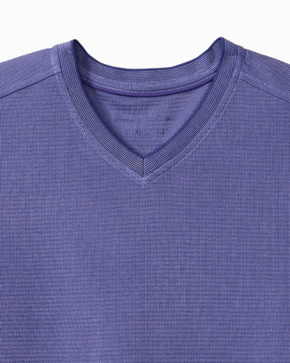 Coastal Crest IslandZone® V-Neck Shirt Deep Ultramarine | Tommy Bahama Best Seller - Coastal Crest IslandZone® V-Neck Shirt