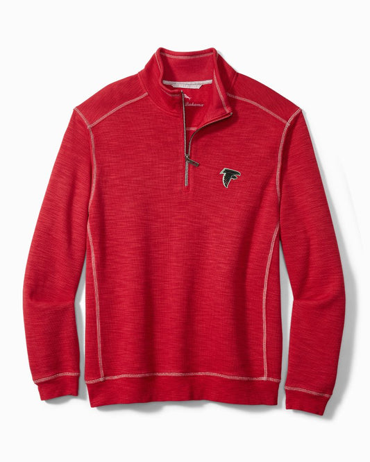 NFL Tobago Bay Half-Zip Sweatshirt atlanta_falcons | Tommy Bahama New - NFL Tobago Bay Half-Zip Sweatshirt
