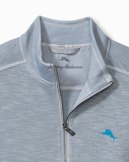 Tobago Bay Full-Zip Sweatshirt Iced Slate | Tommy Bahama Special Offer - Tobago Bay Full-Zip Sweatshirt