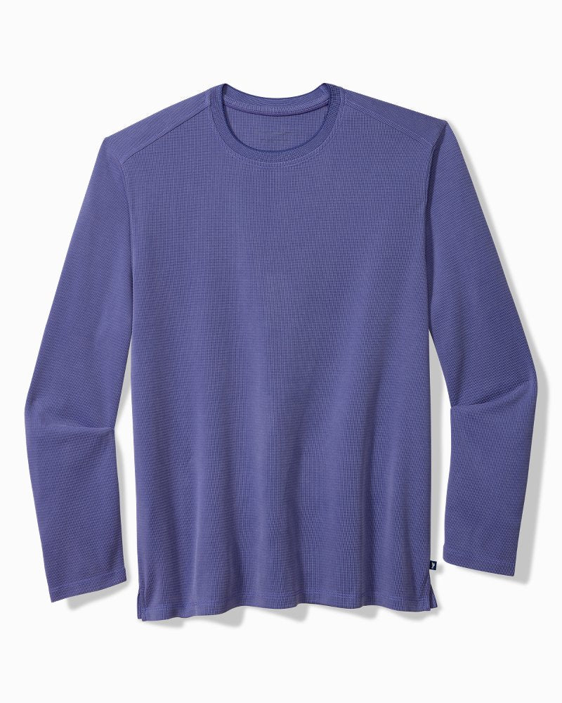 Coastal Crest IslandZone® Long-Sleeve T-Shirt Deep Ultramarine | Tommy Bahama Great Value - Coastal Crest IslandZone® Long-Sleeve T-Shirt