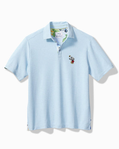 Disney Postcard to Paradise Five O'Clock Polo Light Sky Hthr | Tommy Bahama Discount - Disney Postcard to Paradise Five O'Clock Polo