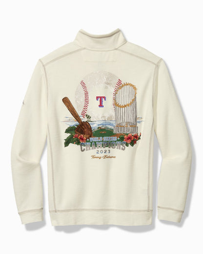 2023 MLB® World Series™ Tobago Bay Half-Zip Sweatshirt texas_rangers | Tommy Bahama Recommended - 2023 MLB® World Series™ Tobago Bay Half-Zip Sweatshirt