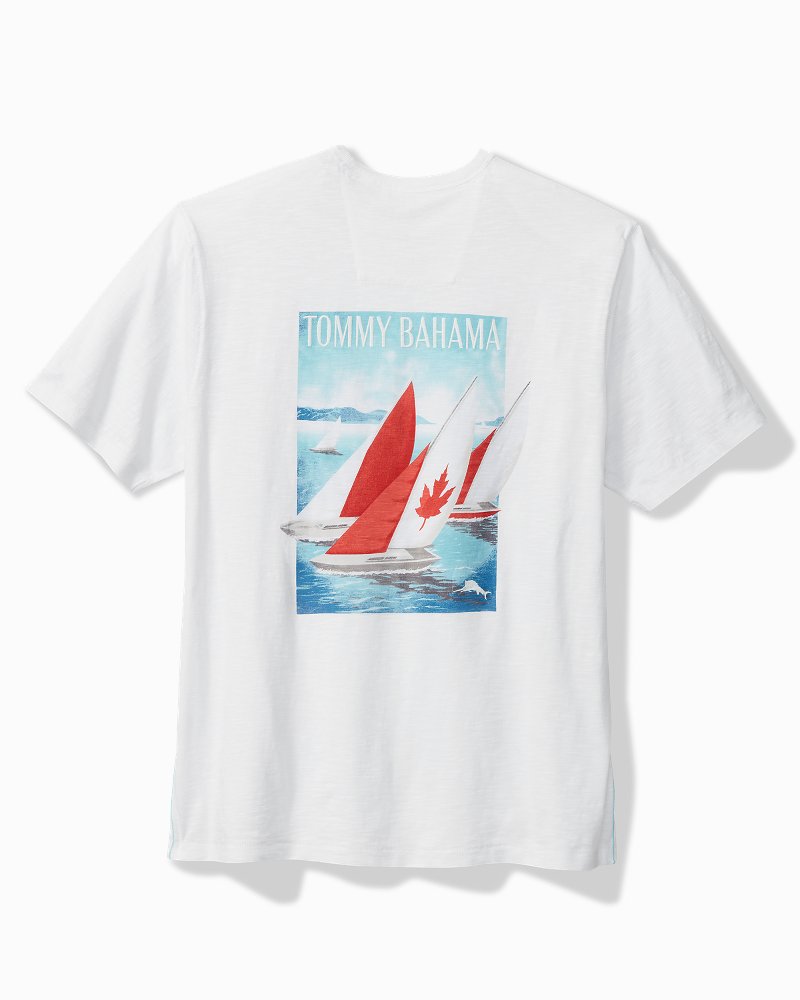 Maple Sails Short-Sleeve Lux T-Shirt White | Tommy Bahama Best Price - Maple Sails Short-Sleeve Lux T-Shirt