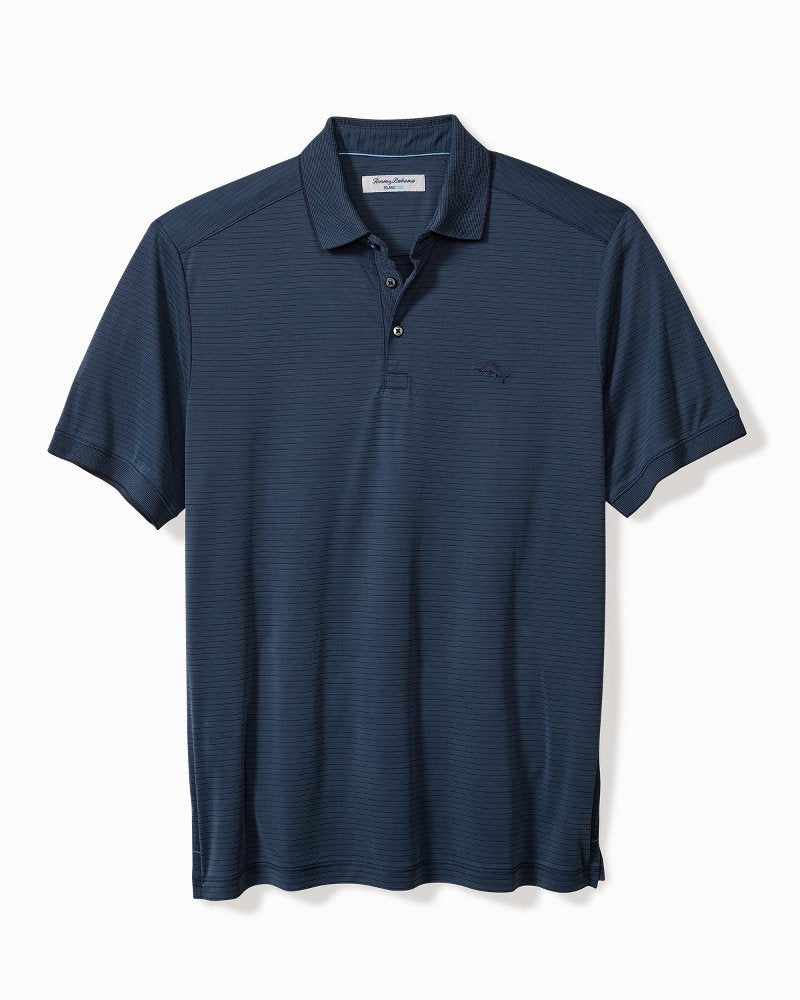 Bay Stripe IslandZone® Polo Ocean Deep | Tommy Bahama Smart Buy - Bay Stripe IslandZone® Polo