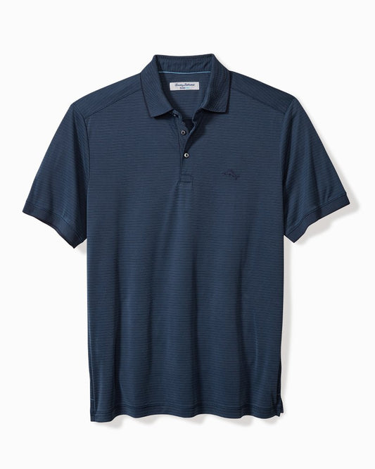 Bay Stripe IslandZone® Polo Ocean Deep | Tommy Bahama Smart Buy - Bay Stripe IslandZone® Polo