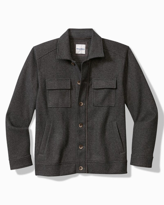 Silver Lake CPO Shirt Jacket Coal | Tommy Bahama Trending - Silver Lake CPO Shirt Jacket