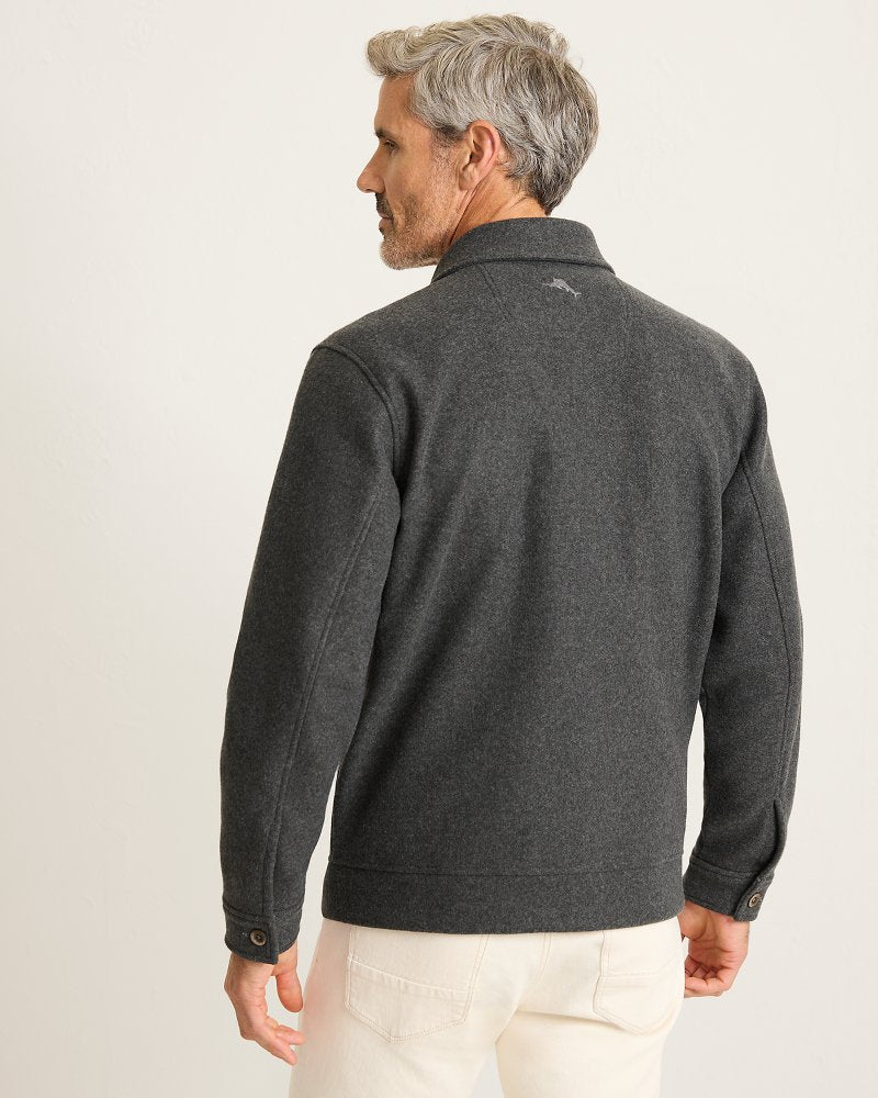 Silver Lake CPO Shirt Jacket Coal | Tommy Bahama Trending - Silver Lake CPO Shirt Jacket