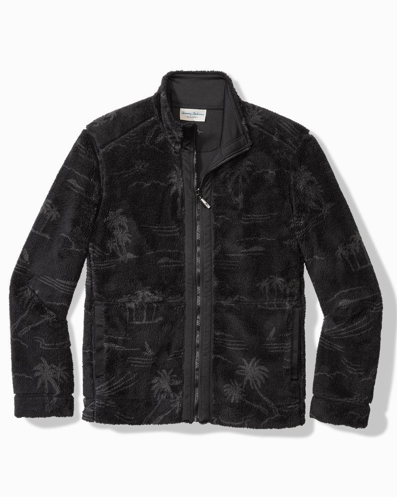 Twilight Shore Reversible Full-Zip Jacket Black | Tommy Bahama Trusted - Twilight Shore Reversible Full-Zip Jacket