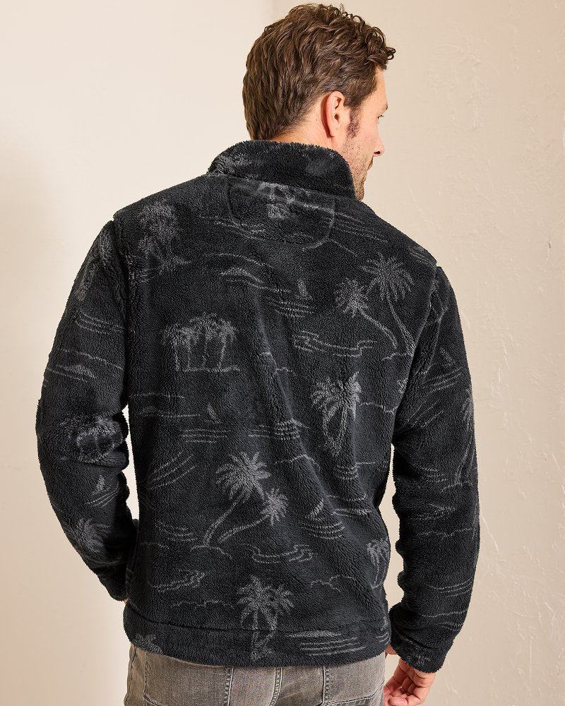 Twilight Shore Reversible Full-Zip Jacket Black | Tommy Bahama Trusted - Twilight Shore Reversible Full-Zip Jacket