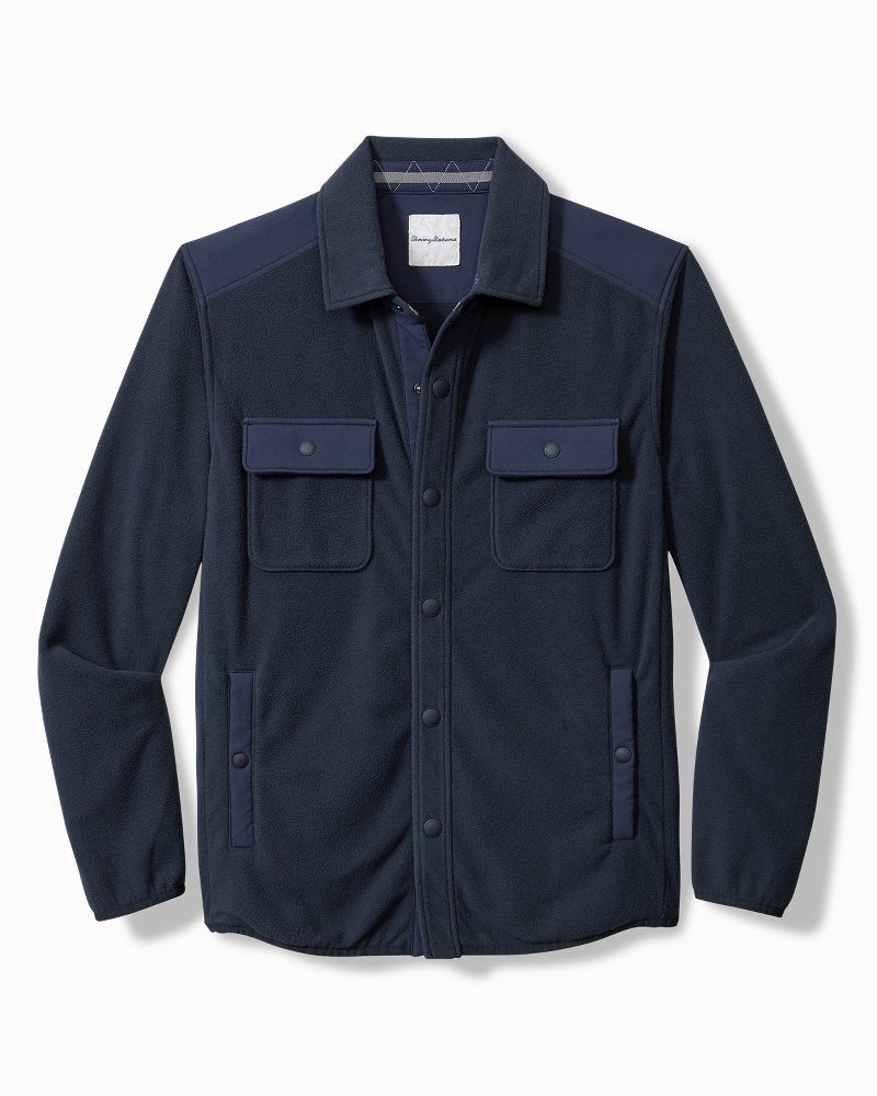 Oasis Drive CPO Shirt Jacket Dark Sapphire | Tommy Bahama Signature - Oasis Drive CPO Shirt Jacket