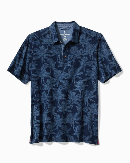 Palm Impressions Polo Indigo | Tommy Bahama Trending - Palm Impressions Polo