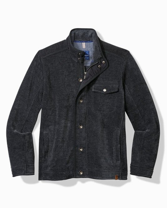 Sumner Fleece Shirt Jacket Navy | Tommy Bahama Premium - Sumner Fleece Shirt Jacket