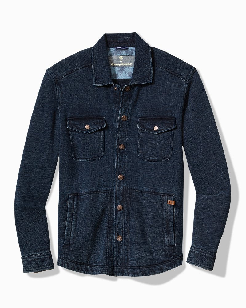 Indigo Paradise CPO Shirt Jacket Indigo | Tommy Bahama Featured - Indigo Paradise CPO Shirt Jacket