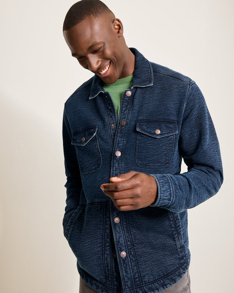 Indigo Paradise CPO Shirt Jacket Indigo | Tommy Bahama Featured - Indigo Paradise CPO Shirt Jacket