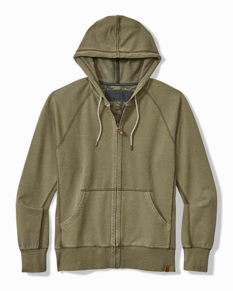 Ben & Terry Full-Zip Sweatshirt Tea Leaf | Tommy Bahama Classic - Ben & Terry Full-Zip Sweatshirt
