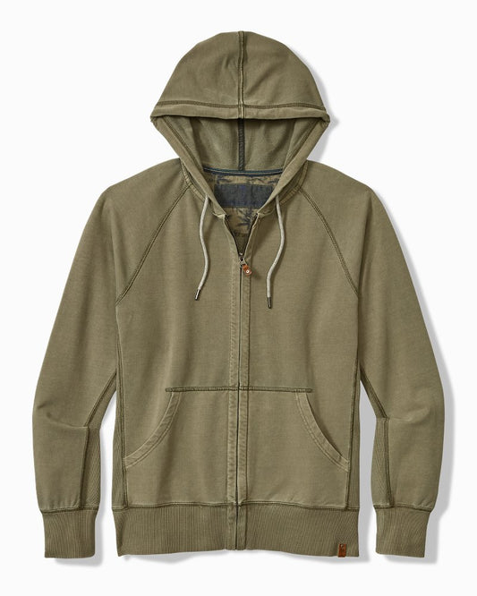 Ben & Terry Full-Zip Sweatshirt Tea Leaf | Tommy Bahama Classic - Ben & Terry Full-Zip Sweatshirt