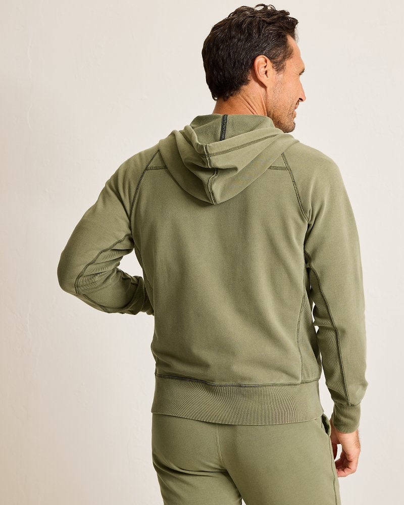 Ben & Terry Full-Zip Sweatshirt Tea Leaf | Tommy Bahama Classic - Ben & Terry Full-Zip Sweatshirt