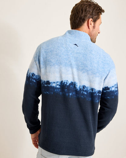 Azul Tides Ombré Half-Zip Sweatshirt Blues | Tommy Bahama Deals - Azul Tides Ombré Half-Zip Sweatshirt