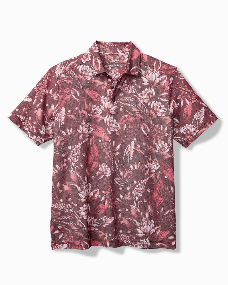 Midnight Excursions IslandZone® Polo Cherry Stone | Tommy Bahama Special Offer - Midnight Excursions IslandZone® Polo