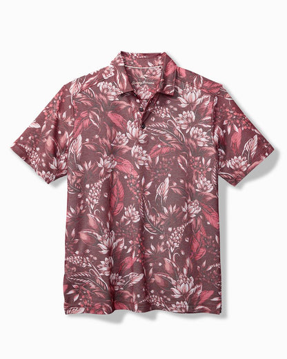 Midnight Excursions IslandZone® Polo Cherry Stone | Tommy Bahama Special Offer - Midnight Excursions IslandZone® Polo