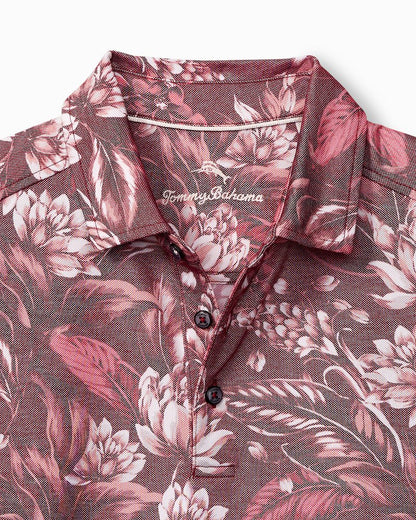 Midnight Excursions IslandZone® Polo Cherry Stone | Tommy Bahama Special Offer - Midnight Excursions IslandZone® Polo