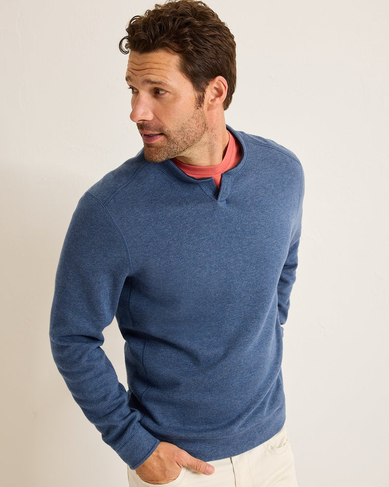 Flip Coast Reversible Abaco Sweatshirt Blue Note Heather | Tommy Bahama Classic - Flip Coast Reversible Abaco Sweatshirt