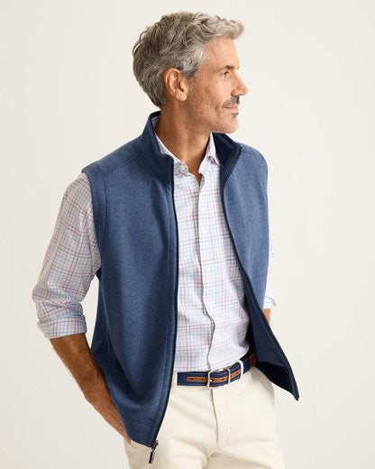 Flip Coast Reversible Vest Blue Note Heather | Tommy Bahama Deals - Flip Coast Reversible Vest