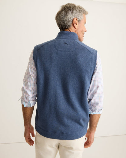 Flip Coast Reversible Vest Blue Note Heather | Tommy Bahama Deals - Flip Coast Reversible Vest