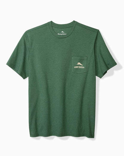 Between the Ryes Graphic Pocket T-Shirt Green Meadow Heather | Tommy Bahama Customer Favorite - Between the Ryes Graphic Pocket T-Shirt